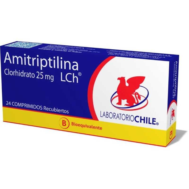 Amitriptilina 25mg 24com. Chile
