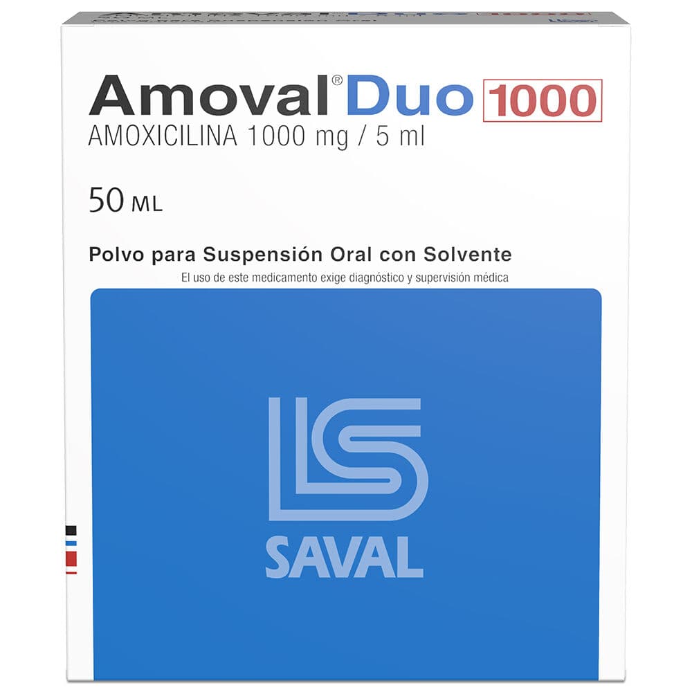 Amoval Duo 1000mg/5ml pvo.sus. 50ml