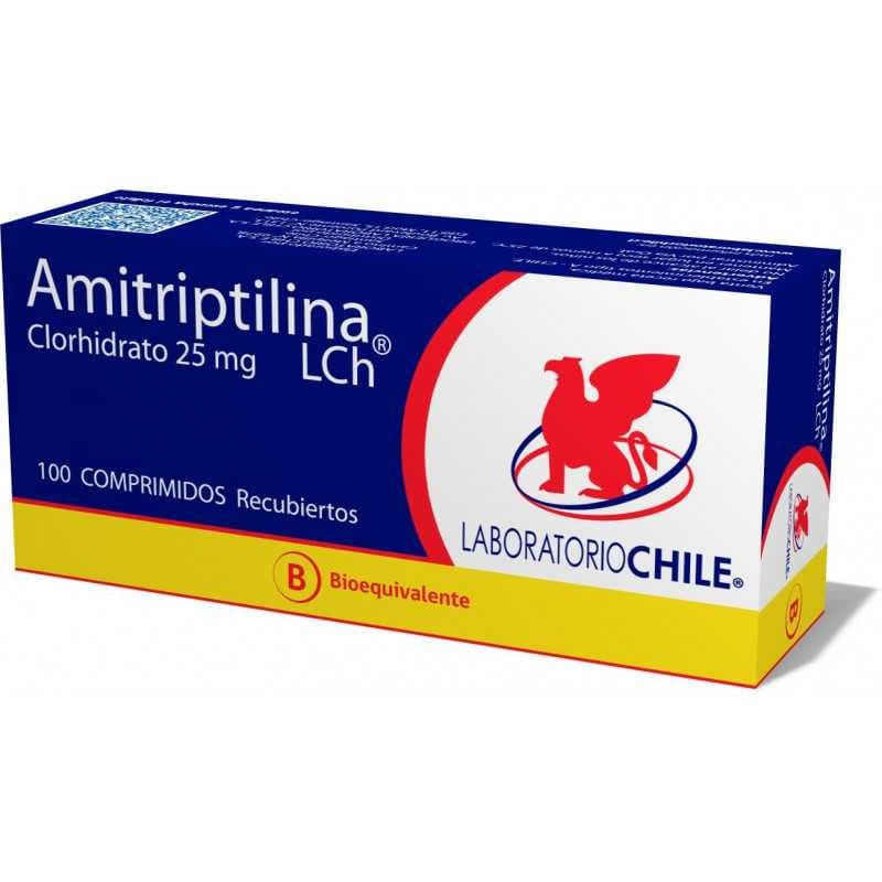 Amitriptilina 25mg 100com. Chile