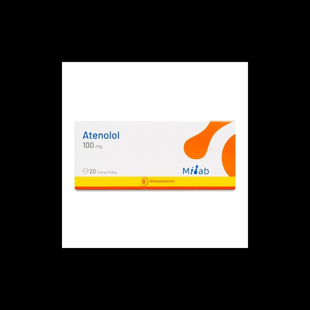 Atenolol 100mg 20com. Mintlab