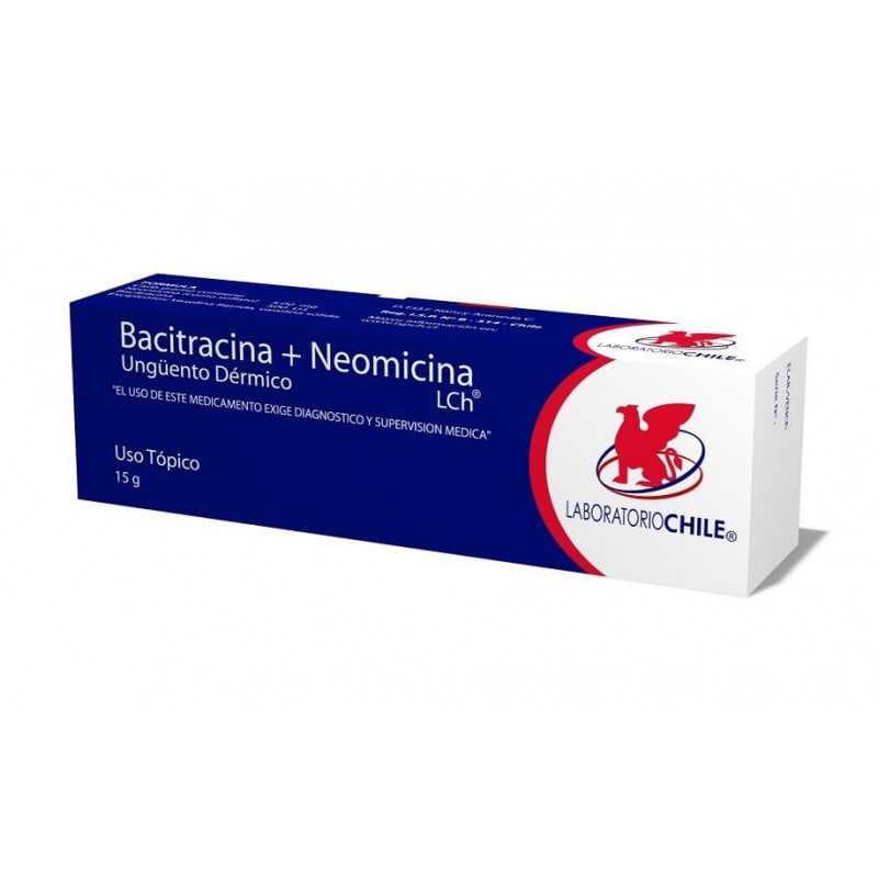 Bacitracina + Neomicina ung.der. 15g Chile