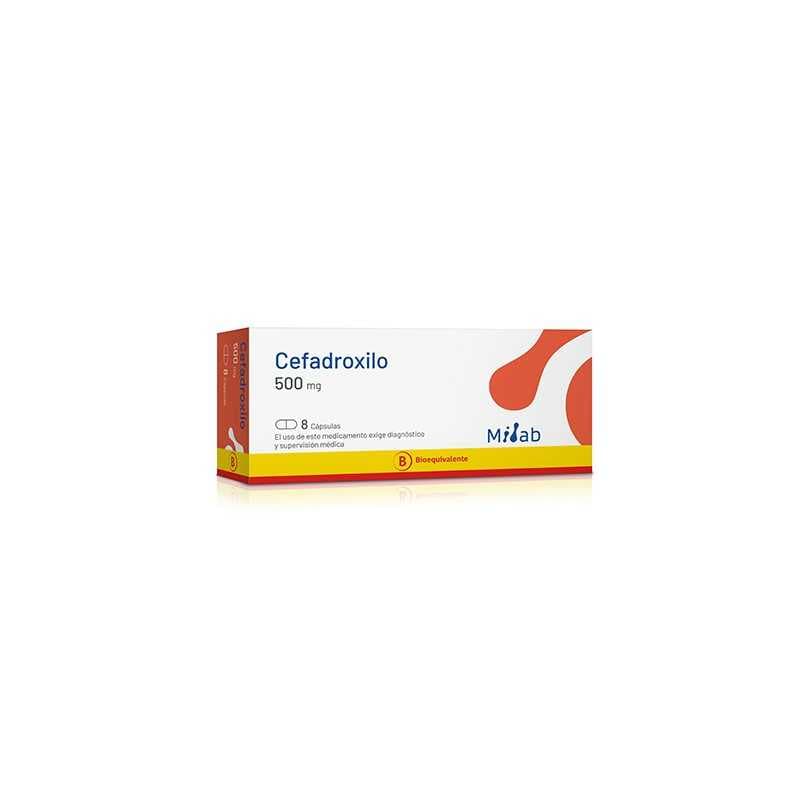 Cefadroxilo 500mg 8cap. Mintlab