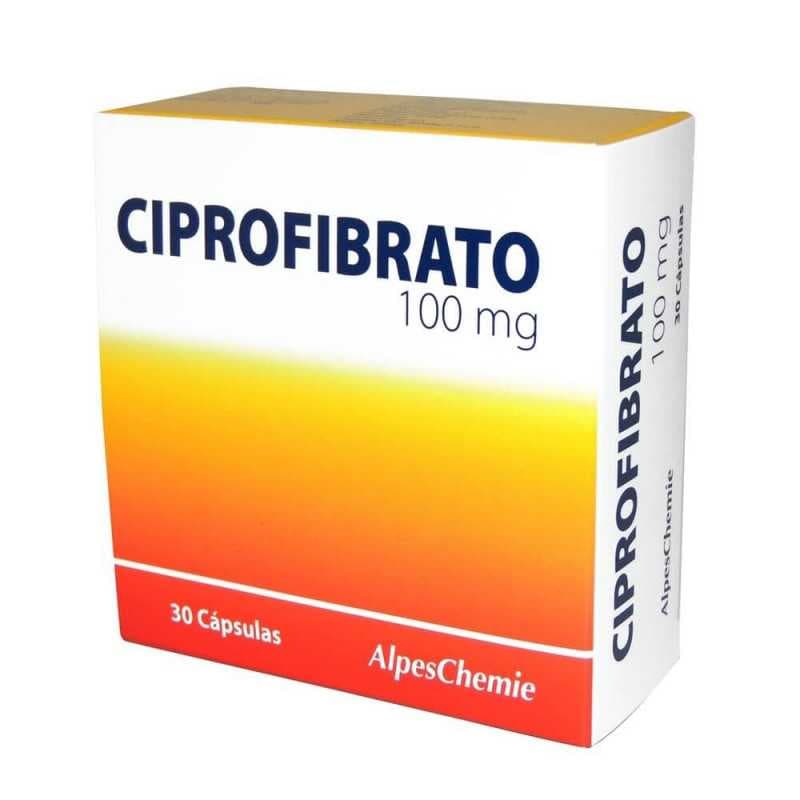 Ciprofibrato 100mg 30cap. Alpes Chemie