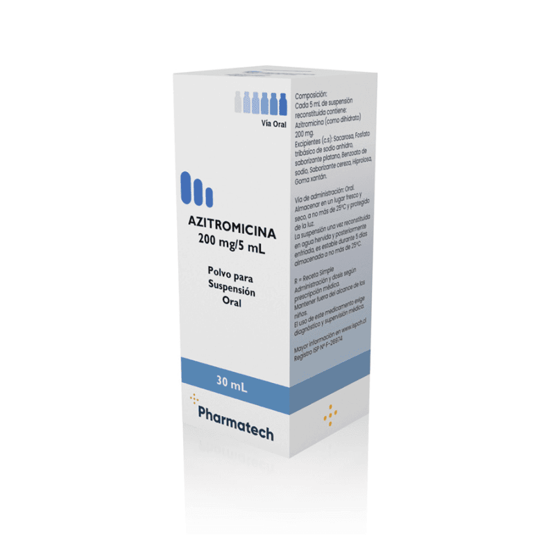 Azitromicina 200/5ml Pharmatech