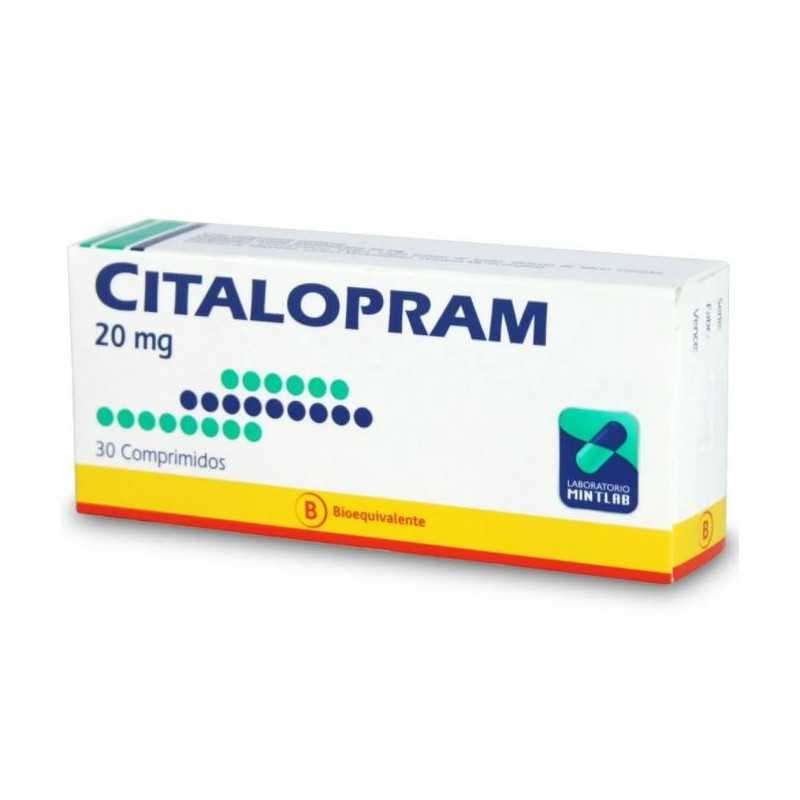 Citalopram 20mg 30com. Mintlab