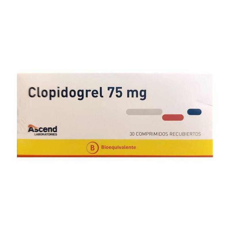 Clopidogrel 75mg 30com. Ascend