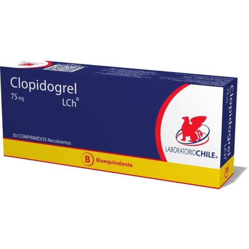 Clopidogrel 75mg 30com. Chile