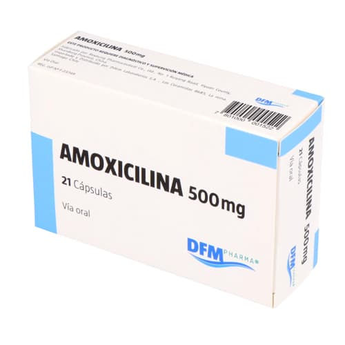 Amoxicilina 500mg DFM Pharma