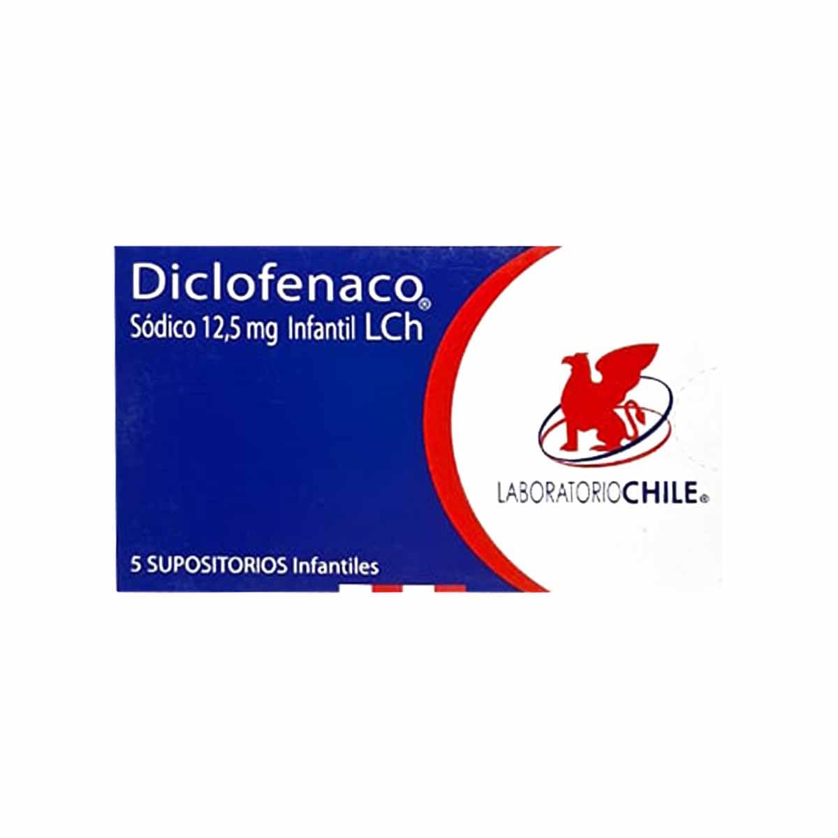 Diclofenaco Sodico 12,5mg 5sup. Chile