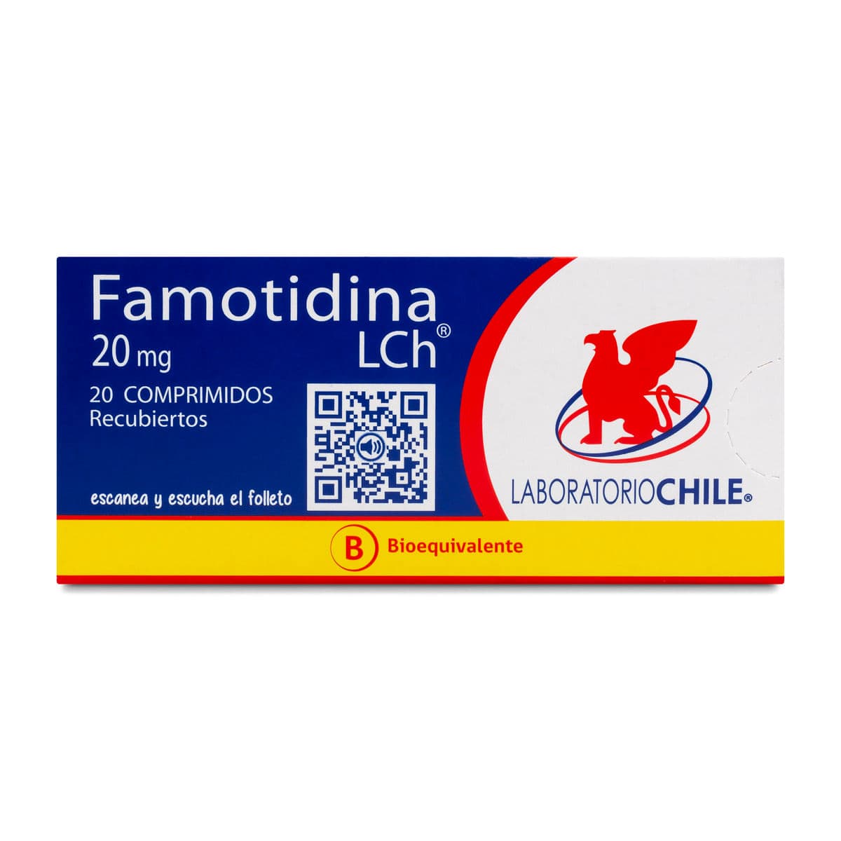 Famotidina 20mg 20com. Chile