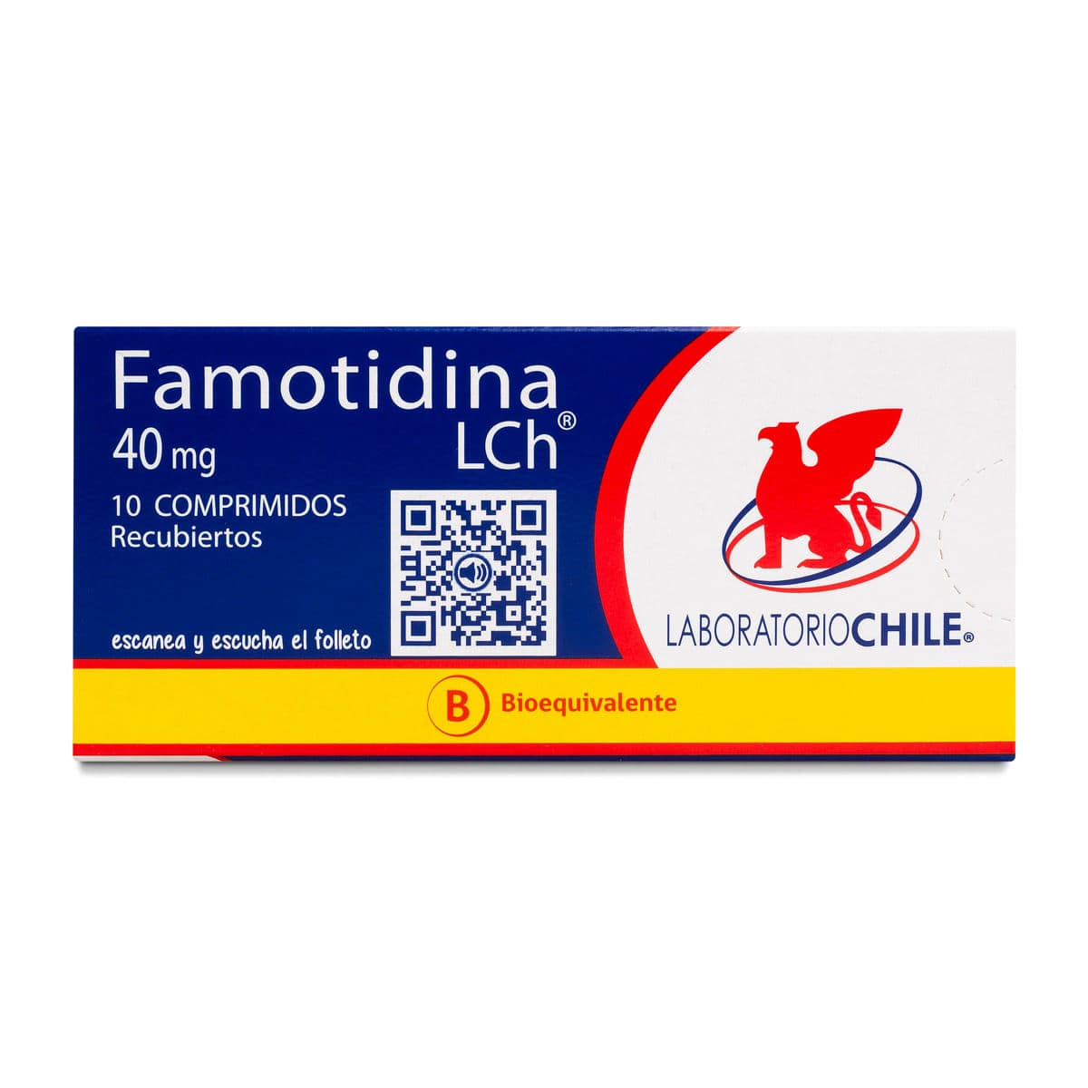 Famotidina 40mg 10com. Chile