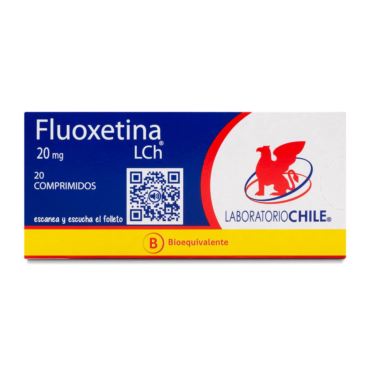 Fluoxetina 20mg 20 com. Chile
