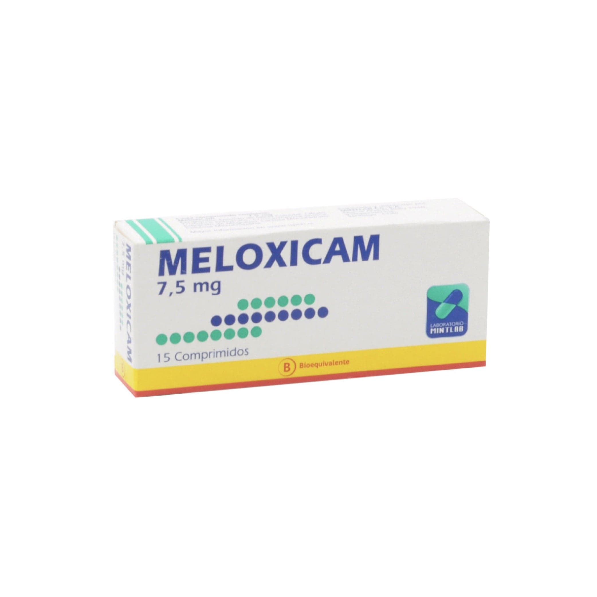 Meloxicam 7,5mg 15com. Mintlab