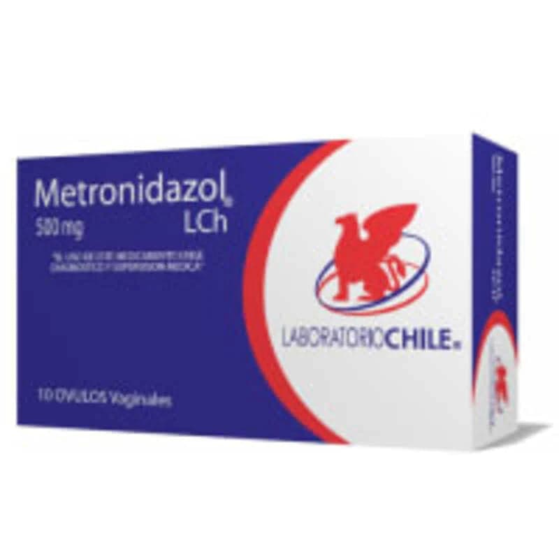 Metronidazol 500mg 10ov. Chile