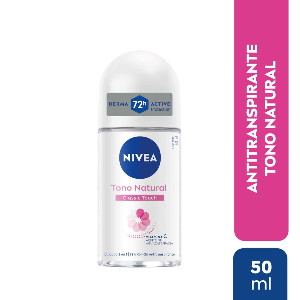 Nivea des roll on Muj. aclarado 50 mL