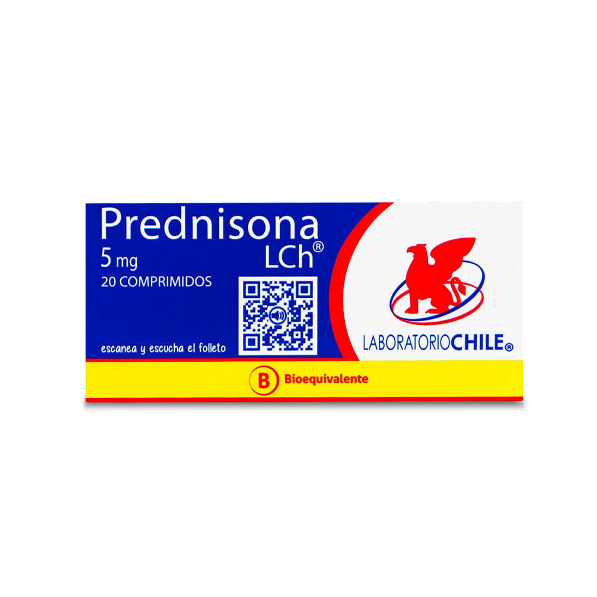 Prednisona 5mg 20com. Chile