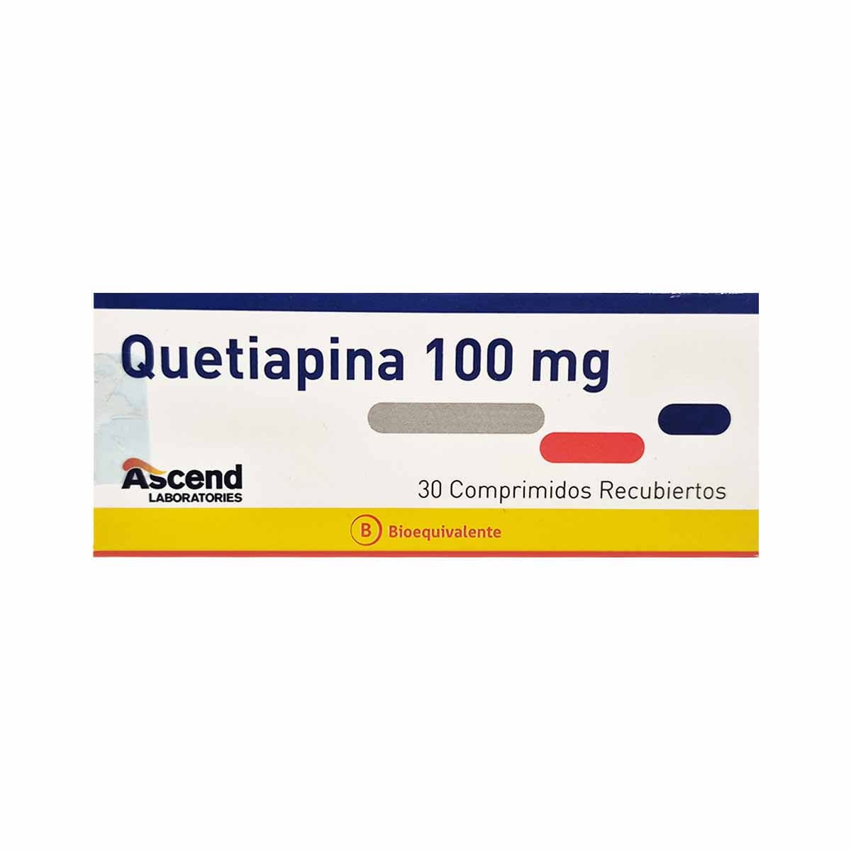 Quetiapina 100mg 30com. Ascend