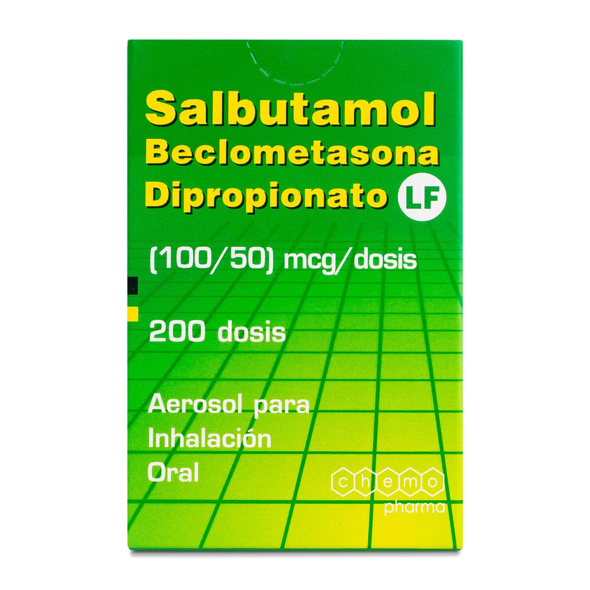 Salbutamol Beclometasona 100/50 mcg/dosis x200 Chemopharma