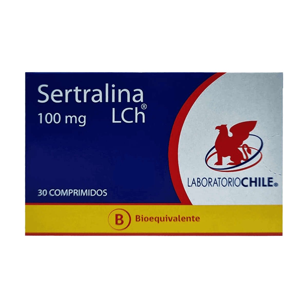 Sertralina 100mg 30com. Chile