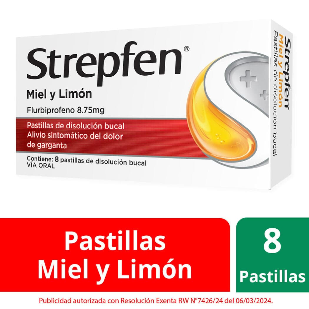 Strepfen miel y limon 8com.