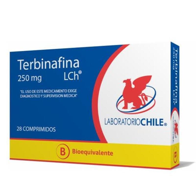 Terbinafina 250mg 28com. Chile