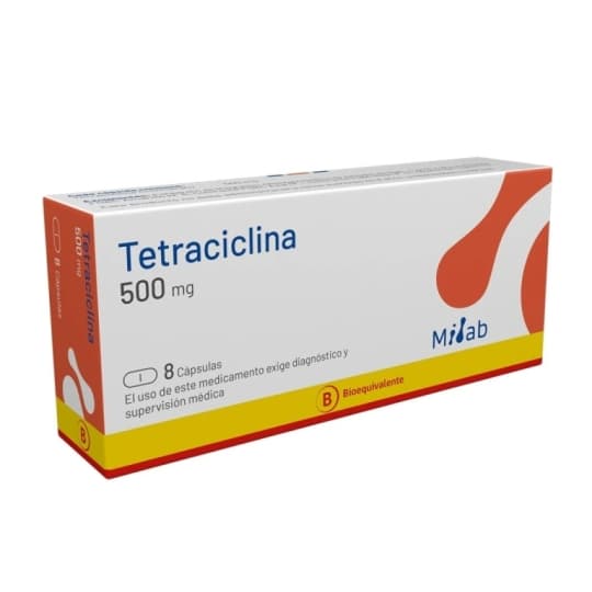 Tetaciclina 500mg 8cap. Mintlab