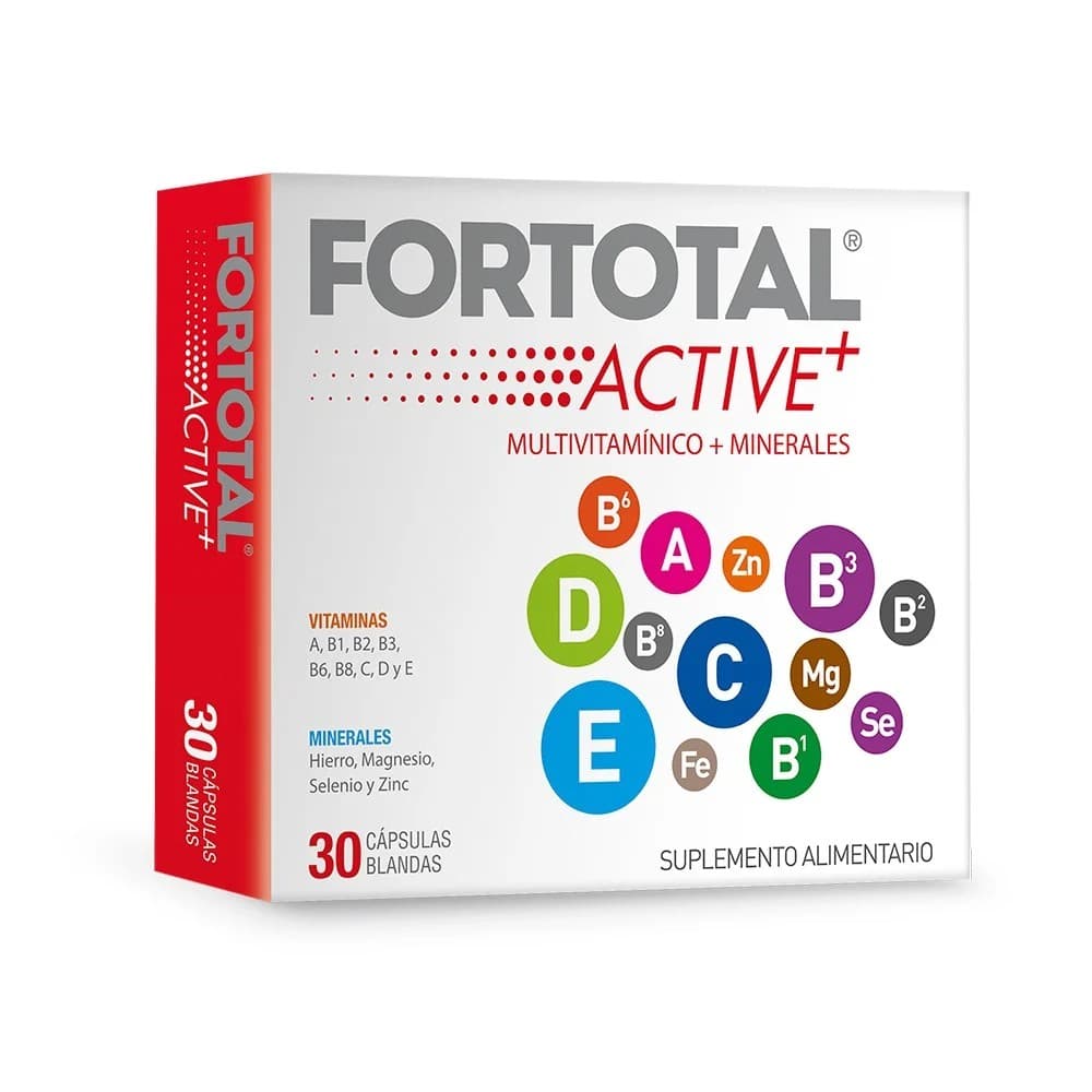 FORTOTAL ACTIVE+ 30 CAP. MINTLAB