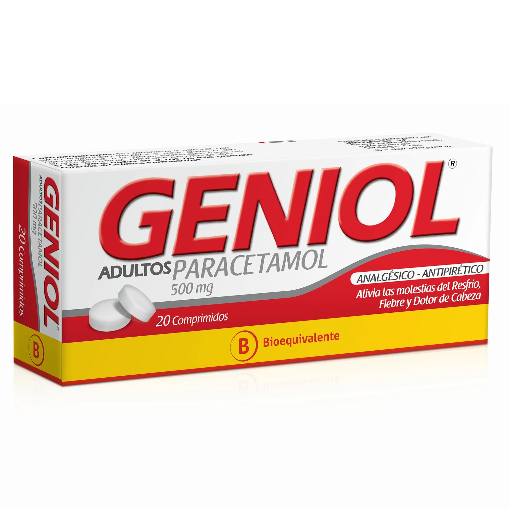 Geniol Adulto 500mg