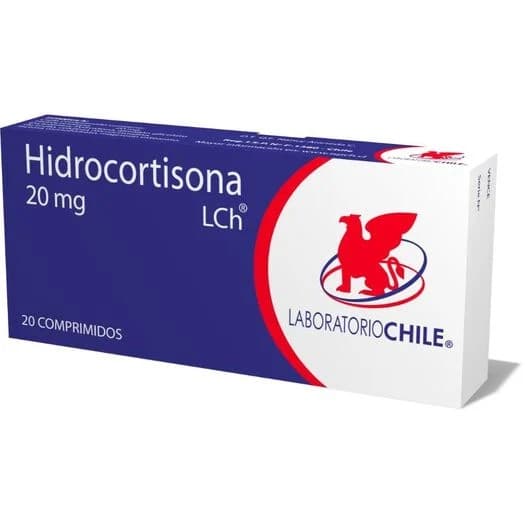 Hidrocortisona 20mg 20com. Chile