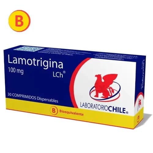 Lamotrigina 100mg 30com. Chile