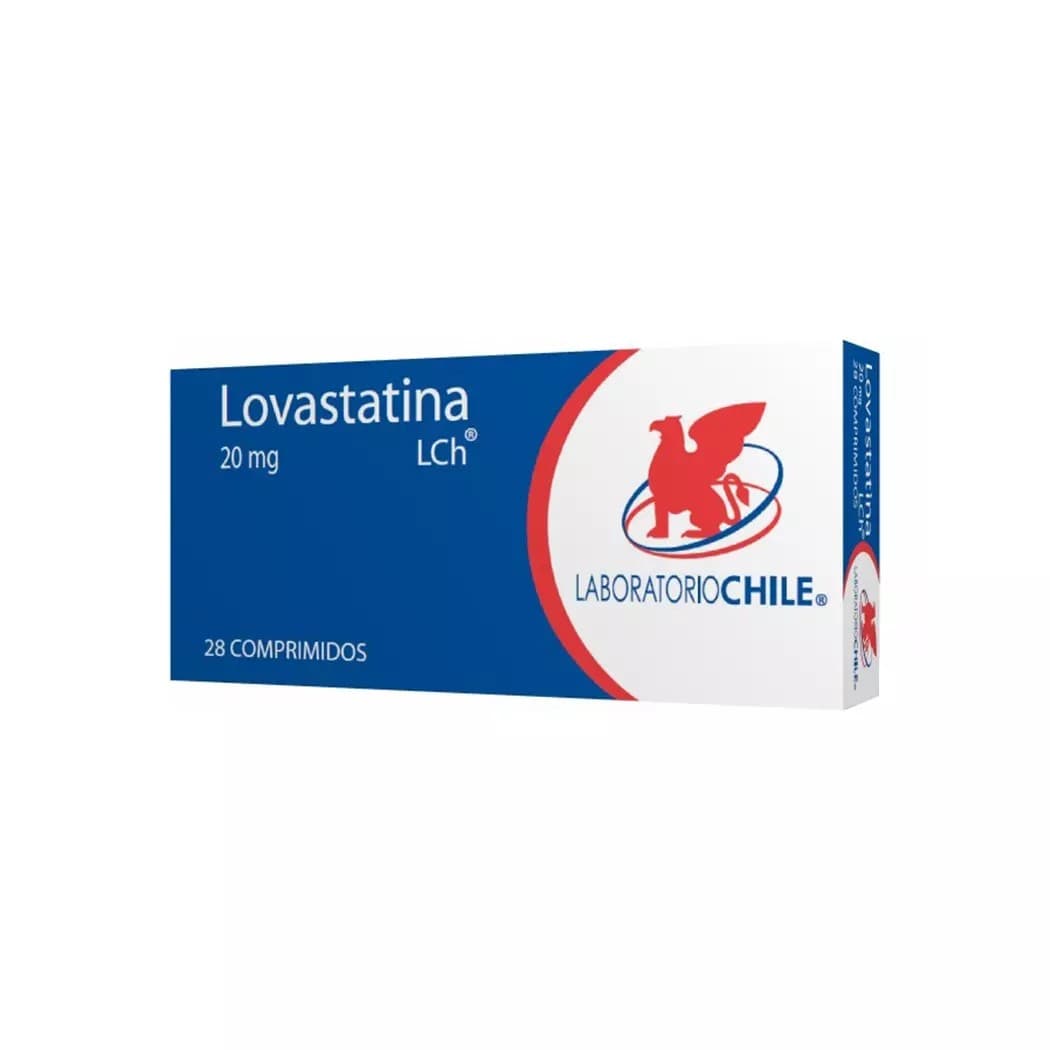 Lovastatina 20mg 28com. Chile