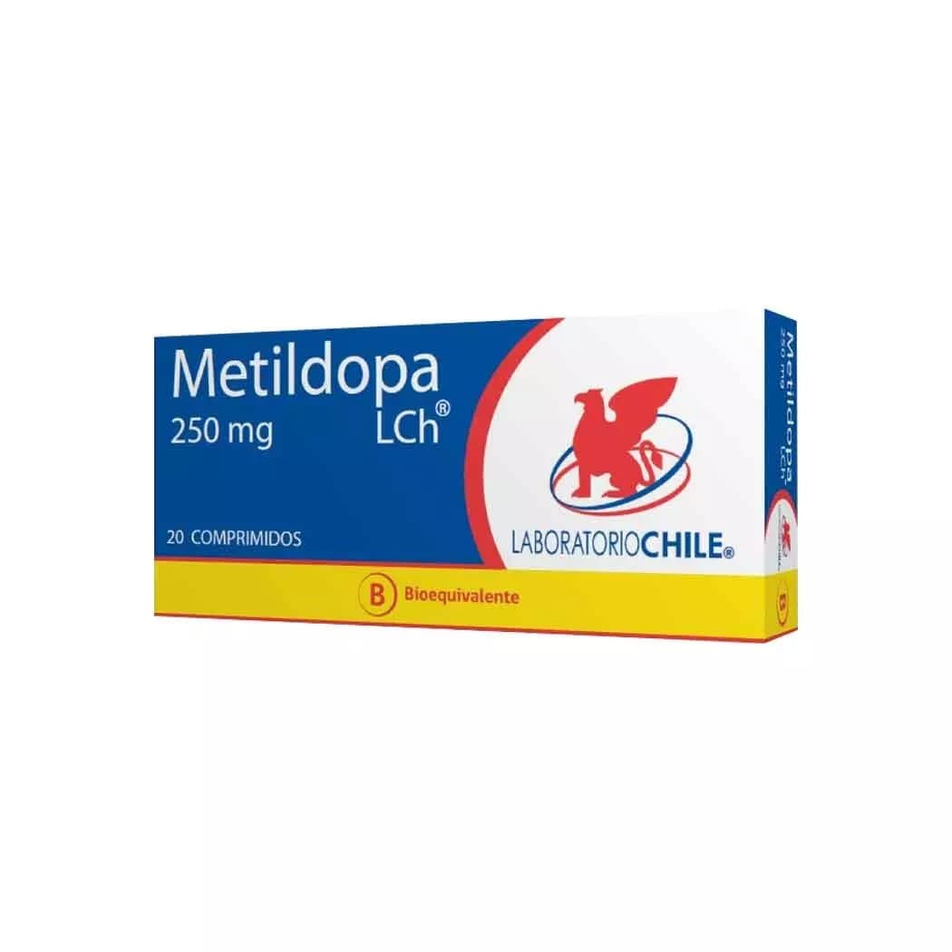 Metildopa 250mg 20com. Chile