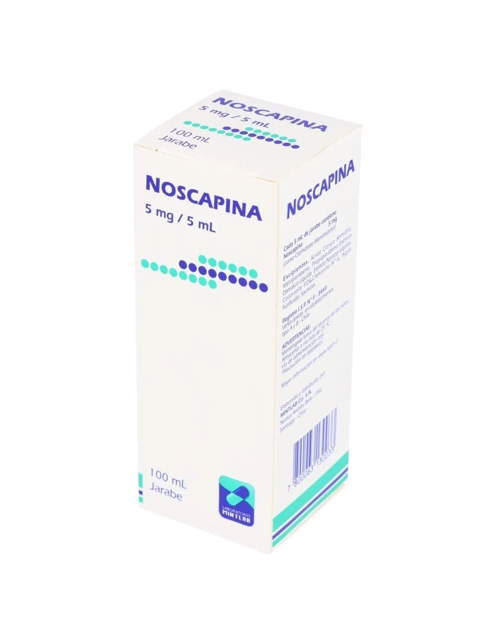 Noscapina 5mg/5m jbe. 100ml Mintlab