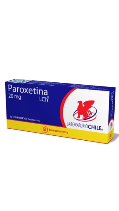 Paroxetina 20mg 30com. Chile