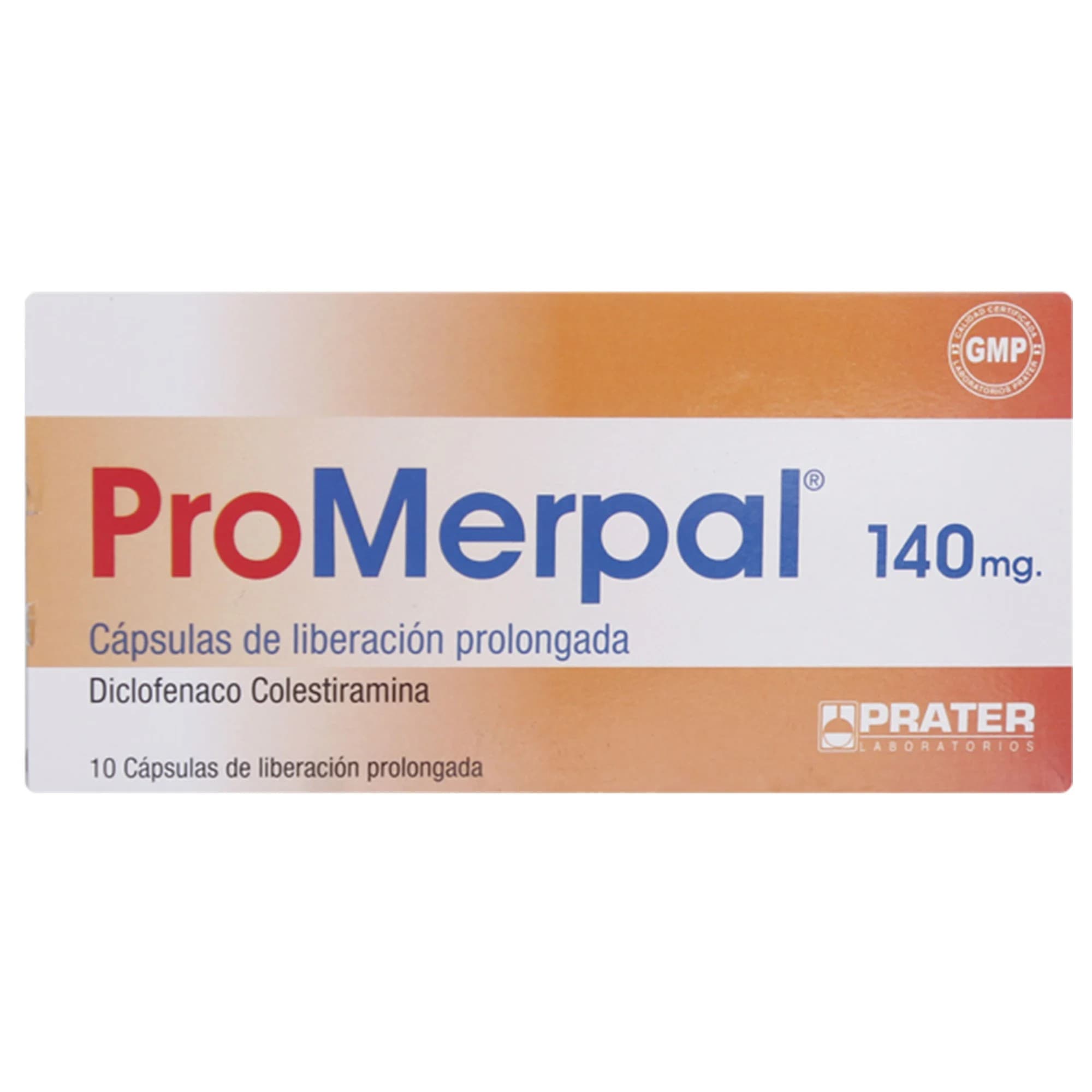 Promerpal 140mg 10cap.
