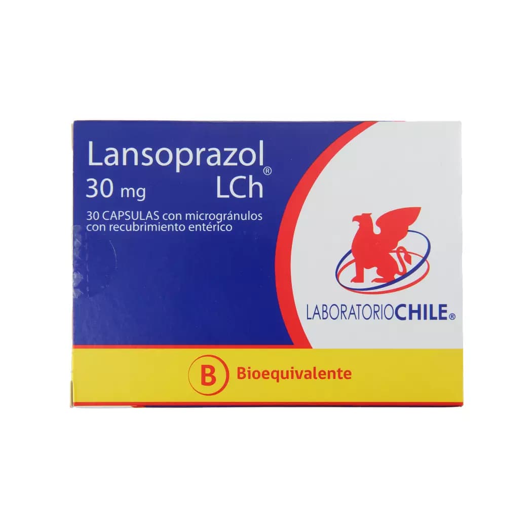 Lansoprazol 30mg 30cap. Chile