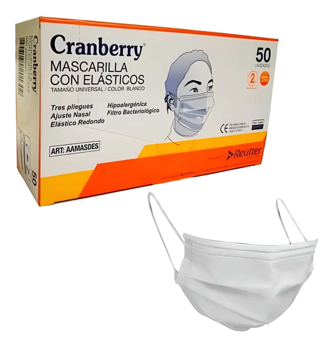MASCARILLAS CON  ELASTICOS