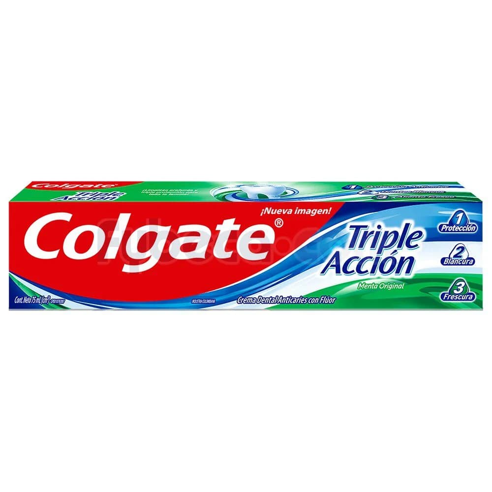 PASTA DENTAL COLGATE TRIPLE ACCION 75ML 100GR