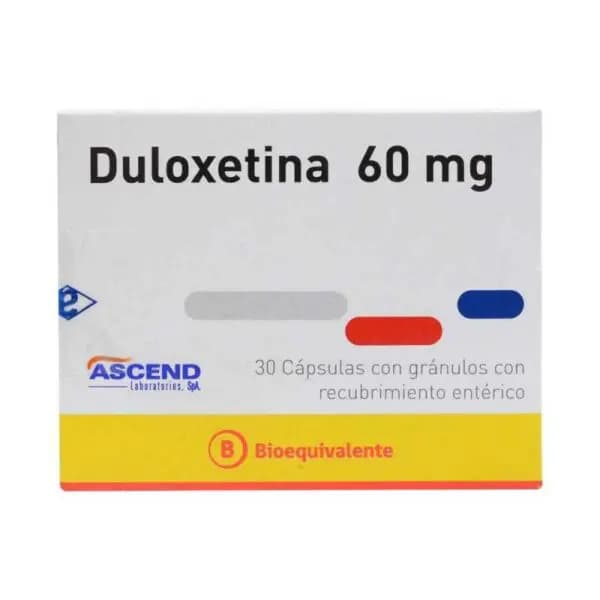 Duloxetina 60mg 30cap. Ascend