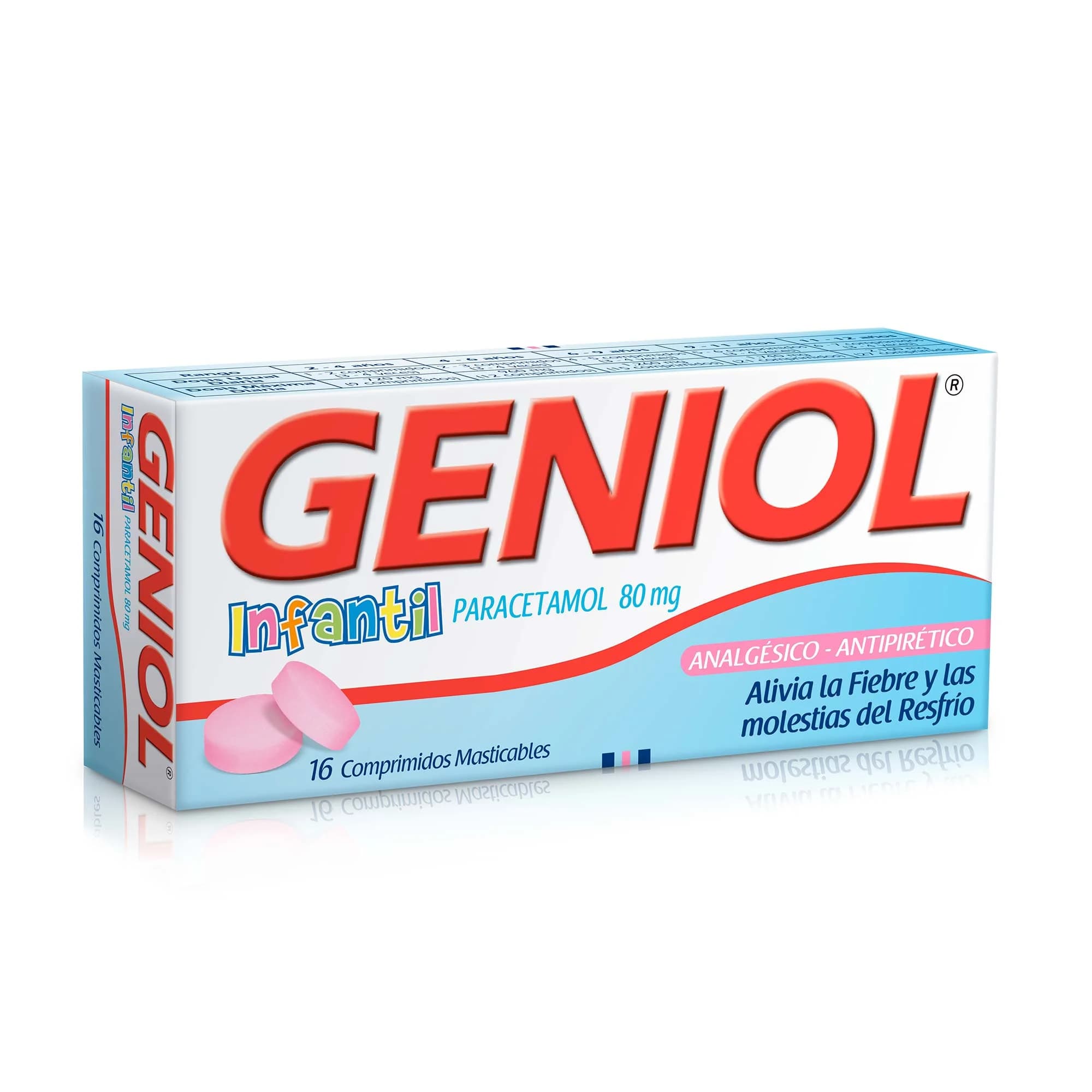 Geniol Infantil 80mg