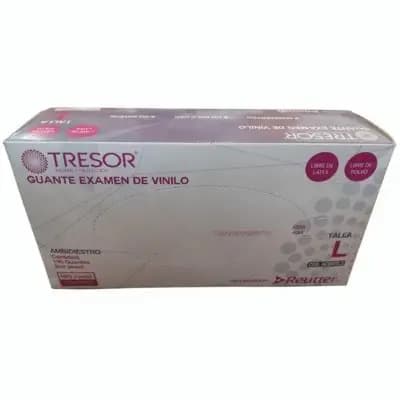 Guante Vinilo Talla L