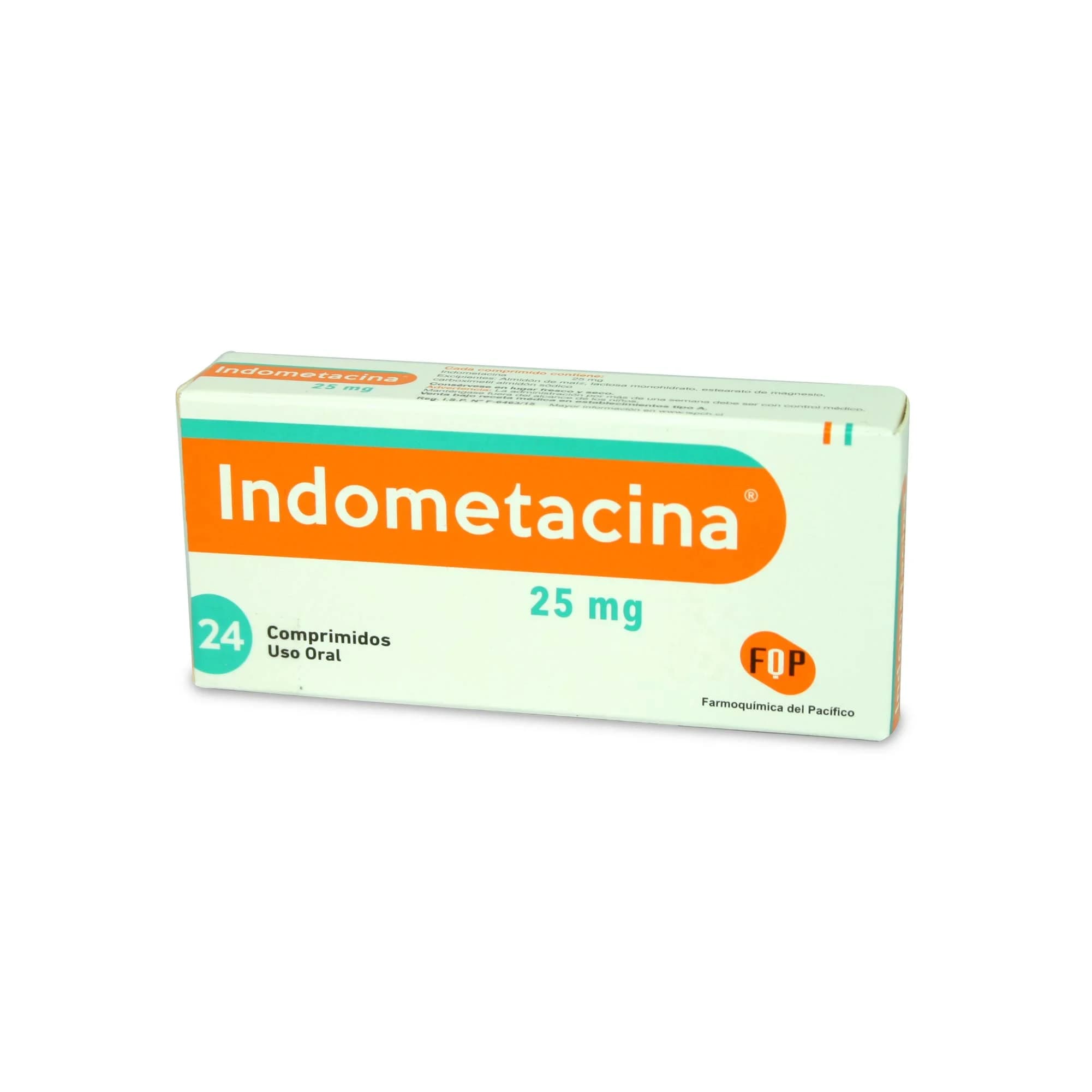 Indometacina 25mg 24com. FQP