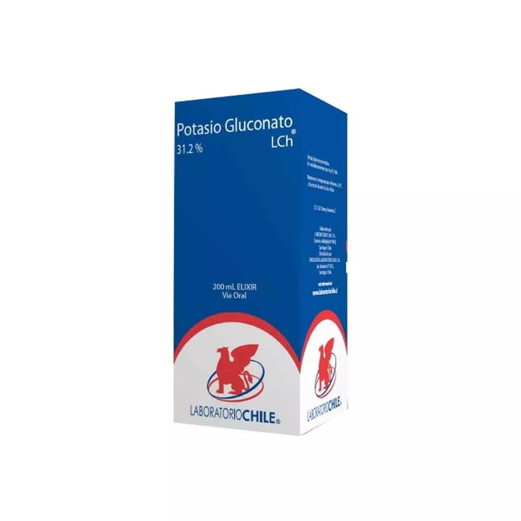 Potasio Gluconato 31,2% elixir 200ml Chile