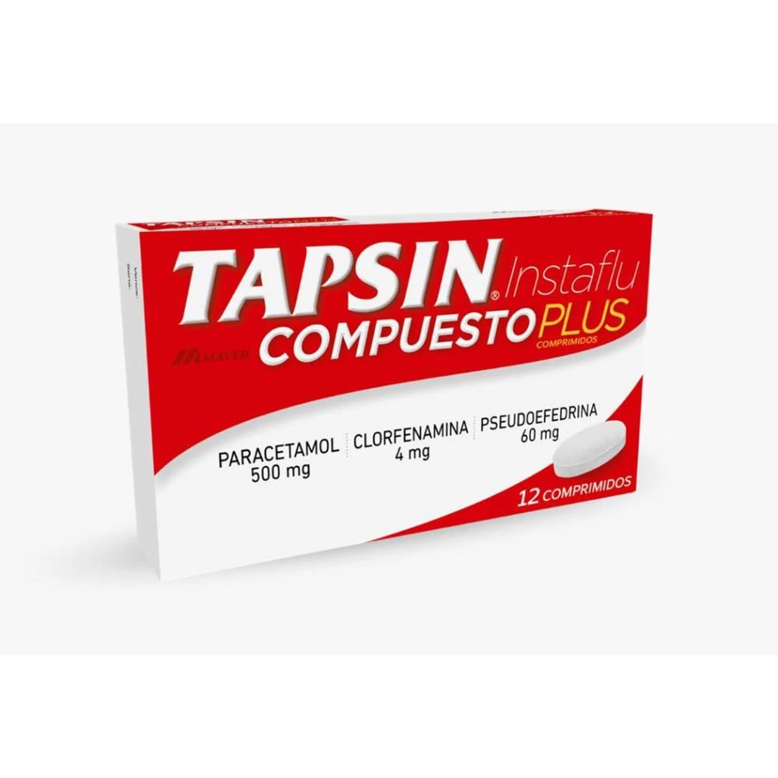 Tapsin compuesto instaflu 12comp