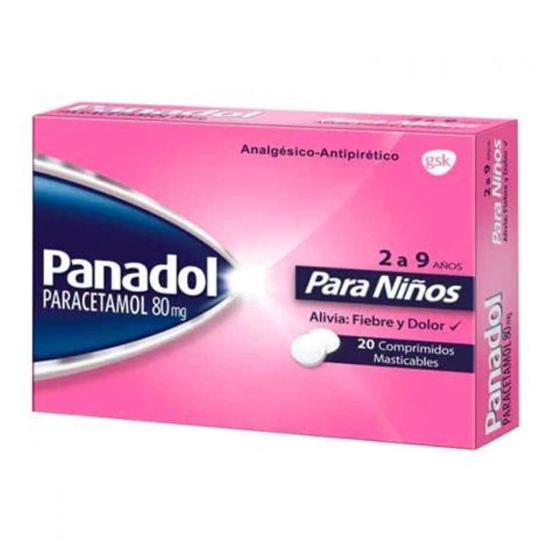 Panadol Inf. 80mg 20com.
