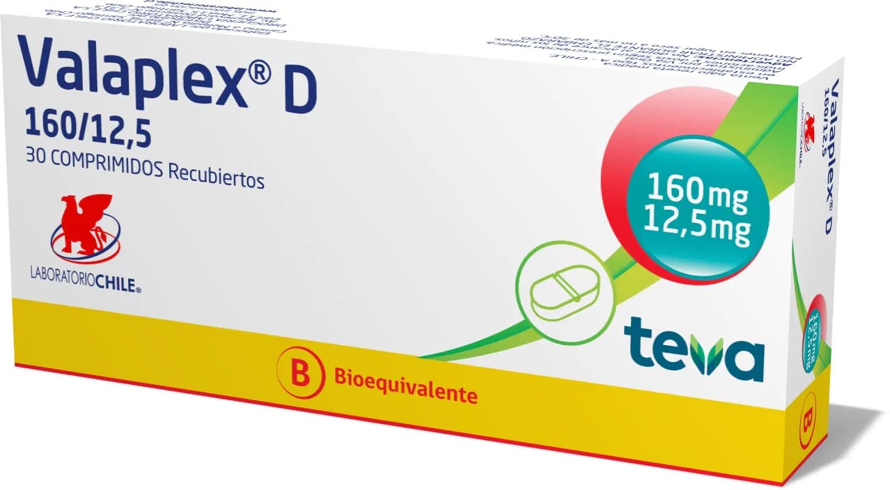 Valaplex-D 160/12.5 30com.