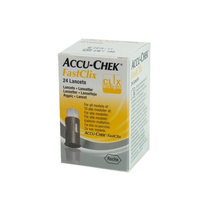 Accu Chek Fastclix lancetas x24
