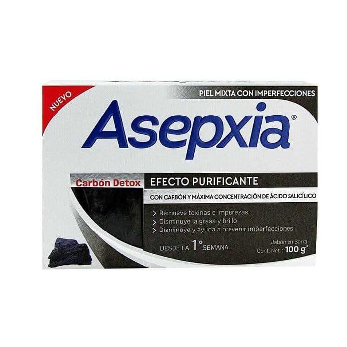 ASEPXIA JABON BARRA CARBON 100 g