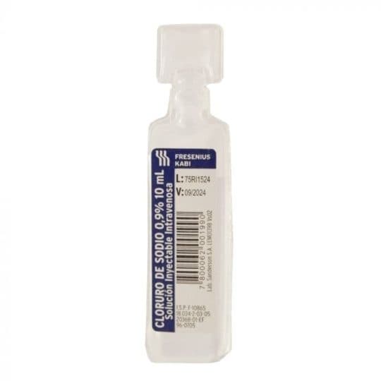 Cloruro de sodio 0.9% 10ml