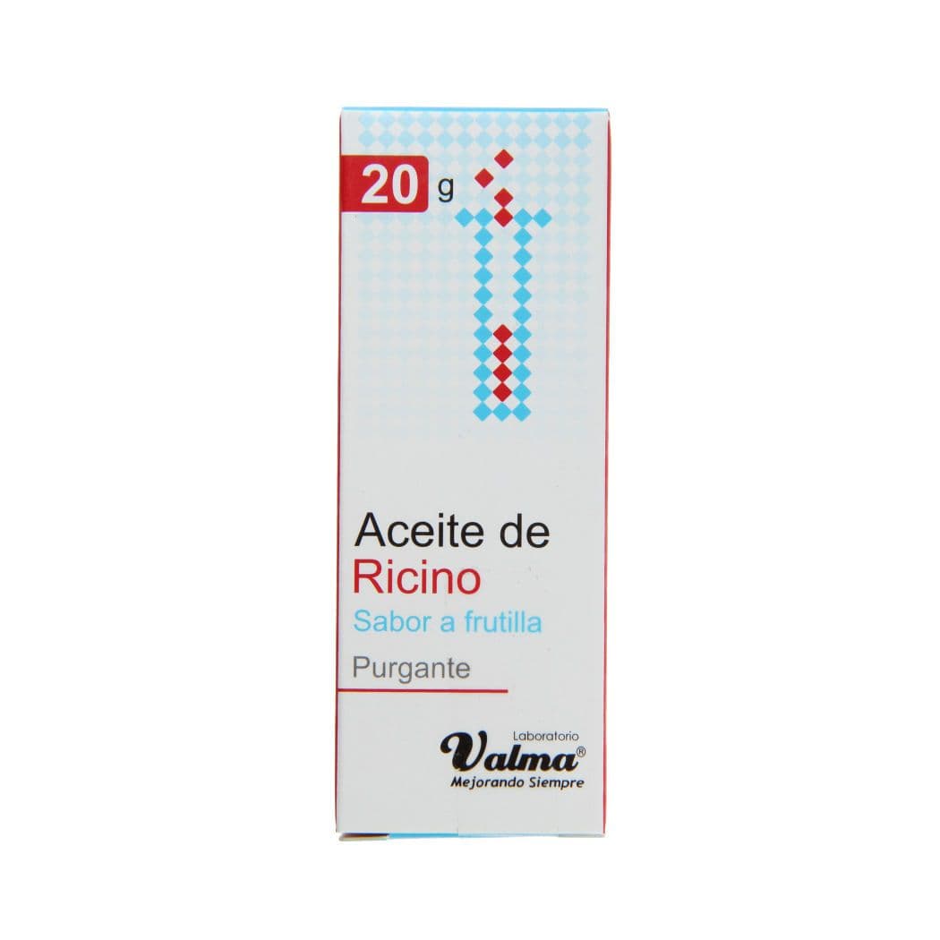 Aceite de Ricino 20g frutilla Valma